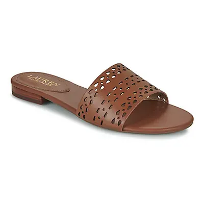 Lauren Ralph Lauren ANDEE-SANDALS-FLAT SANDAL women's Mules / Casual Shoes in Brown