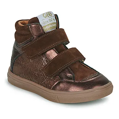 GBB LUCELLA girls's Children's Shoes (High-top Trainers) in Brown