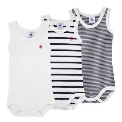 Petit Bateau ARMIN boys's Sleepsuits in Multicolour