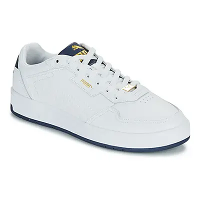 Puma COURT CLASSIC LUX men's Shoes (Trainers) in White