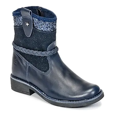 Citrouille et Compagnie HAYO girls's Children's Mid Boots in Blue