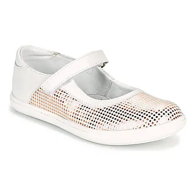 GBB PLACIDA girls's Children's Shoes (Pumps / Ballerinas) in White