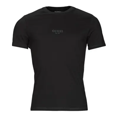 Guess AIDY men's T shirt in Black