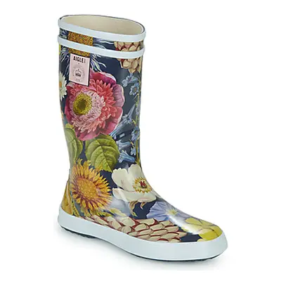 Aigle LOLLY POP PLAY2 boys's Children's Wellington Boots in Multicolour