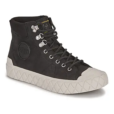 Palladium PALLA ACE LO CUFF LTH men's Shoes (High-top Trainers) in Black