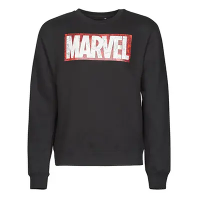 Yurban MARVEL MAGAZINE CREW women's T shirt in Black