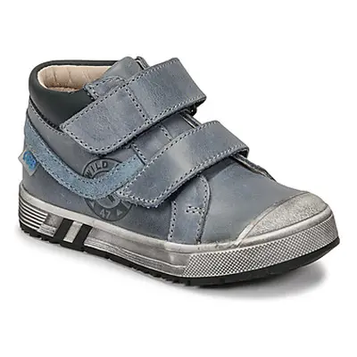 GBB OMALLO boys's Children's Shoes (High-top Trainers) in Blue