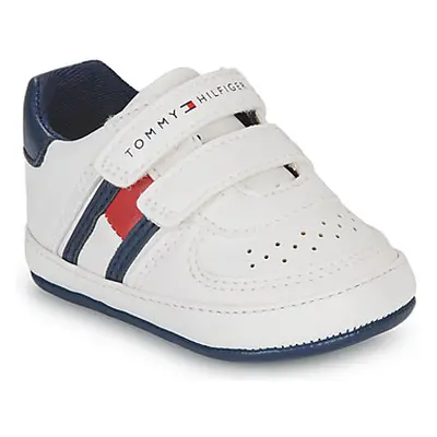 Tommy Hilfiger T0B4-33090-1433A473 boys's Children's Shoes (Trainers) in White