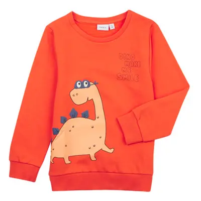 Name it NMMTOMS SWEAT boys's Children's sweatshirt in Orange