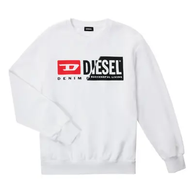 Diesel SGIRKCUTY OVER girls's Children's Sweatshirt in White