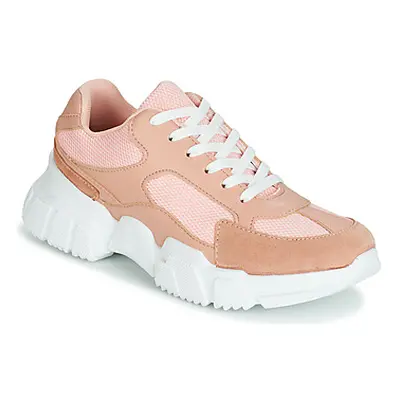 Yurban JILIBELLE women's Shoes (Trainers) in Pink