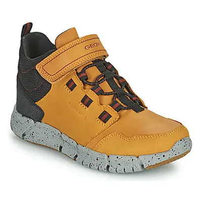 Geox FLEXYPER ABX boys's Children's Shoes (High-top Trainers) in Brown