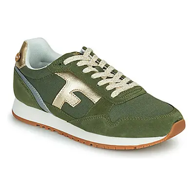 Faguo ELM SYN WOVEN SUEDE women's Shoes (Trainers) in Kaki