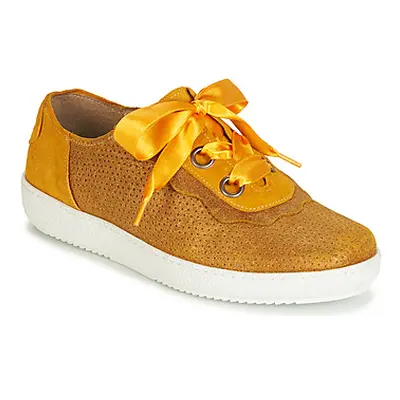 Casta HUMANA women's Shoes (Trainers) in Yellow