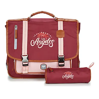 Ooban's FUNNY LOS ANGELES CARTABLE 38 CM girls's Briefcase in Pink