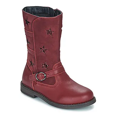 Citrouille et Compagnie HANDRE girls's Children's High Boots in Bordeaux