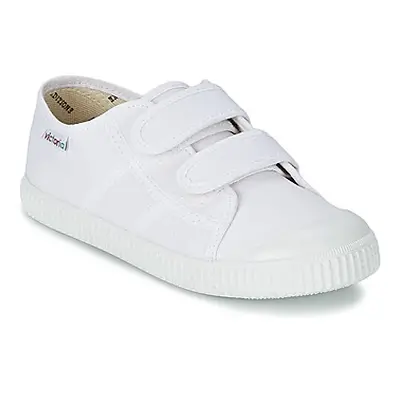 Victoria BLUCHER LONA DOS VELCROS girls's Children's Shoes (Trainers) in White