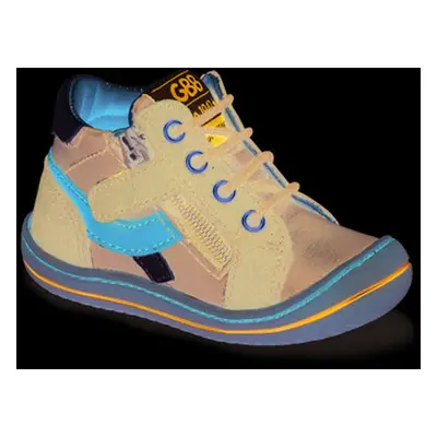 GBB FLEXOO ZIPOU FLEX boys's Children's Shoes (High-top Trainers) in Blue