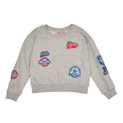 Only KOGFRAN girls's Children's Sweatshirt in Grey