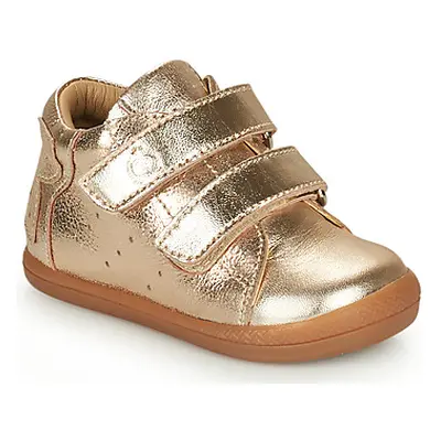 Citrouille et Compagnie TAPELLE girls's Children's Shoes (High-top Trainers) in Gold