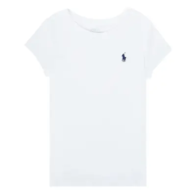 Polo Ralph Lauren ZALLIE girls's Children's T shirt in White