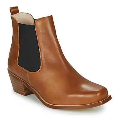 Betty London MERKATO women's Low Ankle Boots in Brown