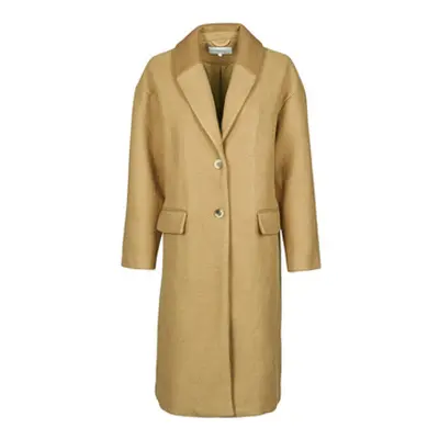 Vila VICALLEE women's Coat in Brown