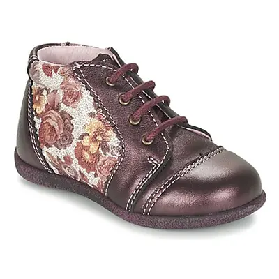 Citrouille et Compagnie FRICOL girls's Children's Mid Boots in Purple