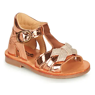 Citrouille et Compagnie MINIMOME girls's Children's Sandals in Brown