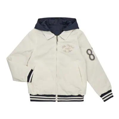 Ikks XW41093 boys's Children's jacket in White