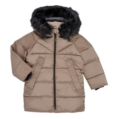 Only KOGMONICA girls's Children's Parka in Beige