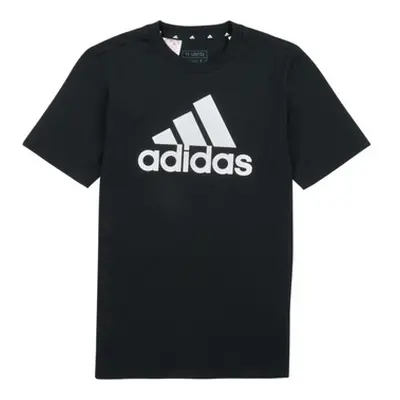 Adidas BL TEE boys's Children's T shirt in Black