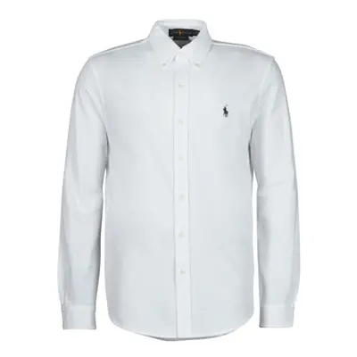 Polo Ralph Lauren COPOLO men's Long sleeved Shirt in White