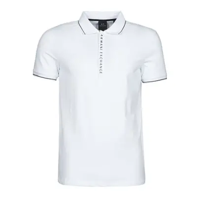 Armani Exchange 8NZF71-ZJH2Z men's Polo shirt in White