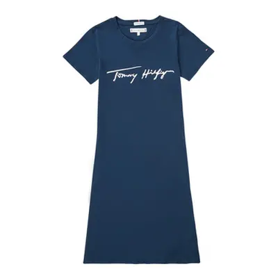 Tommy Hilfiger POLINE girls's Children's dress in Blue