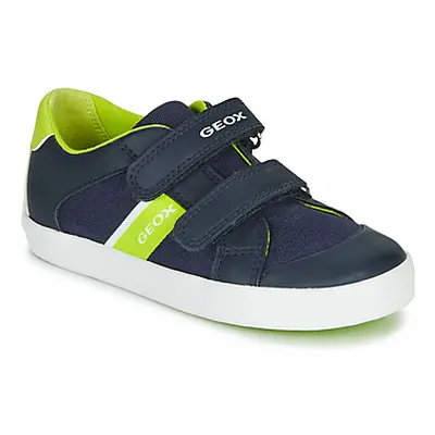 Geox GISLI BOY boys's Children's Shoes (Trainers) in Blue