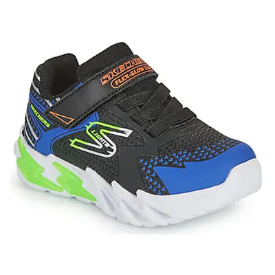 Skechers FLEX GLOW BOLT boys's Children's Shoes (Trainers) in Black