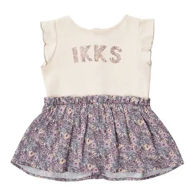 Ikks ECHAFAUDASE girls's Children's dress in Multicolour