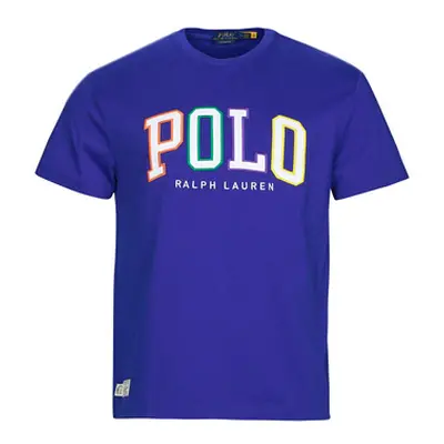 Polo Ralph Lauren SSCNCLSM1-SHORT SLEEVE-T-SHIRT men's T shirt in Blue