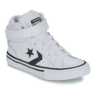 Converse PRO BLAZE STRAP LEATHER boys's Children's Shoes (High-top Trainers) in White