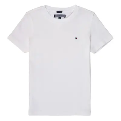 Tommy Hilfiger KB0KB04140 boys's Children's T shirt in White