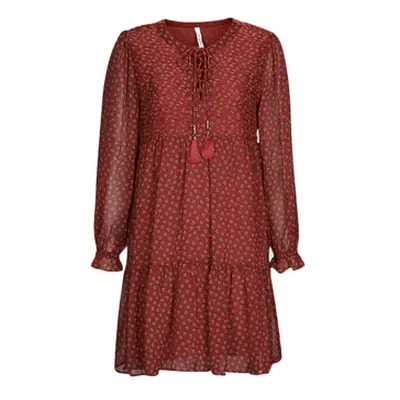 Pepe jeans ELEONORA women's Dress in Red