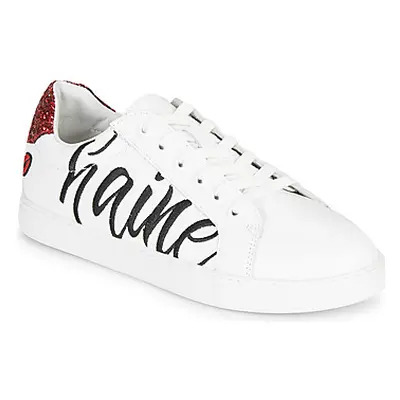 Bons baisers de Paname SIMONE AMOUR/HAINE women's Shoes (Trainers) in White