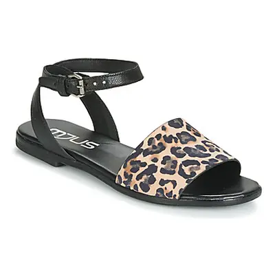 Mjus CHAT LEO women's Sandals in Black