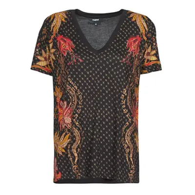 Desigual PRAGA women's T shirt in Multicolour