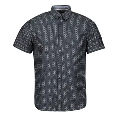 Tom Tailor FITTED PRINTED SHIRT men's Short sleeved Shirt in Blue