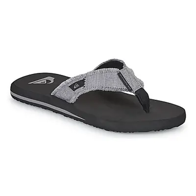 Quiksilver MONKEY ABYSS men's Flip flops / Sandals (Shoes) in Grey