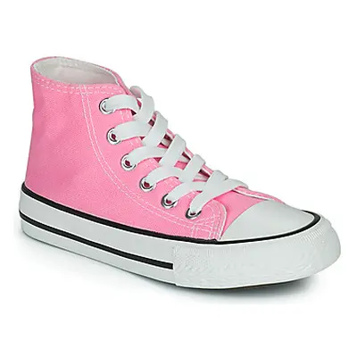 Citrouille et Compagnie OUTIL girls's Children's Shoes (High-top Trainers) in Pink