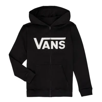 Vans BY VANS CLASSIC ZIP HOODIE girls's Children's Sweatshirt in Black