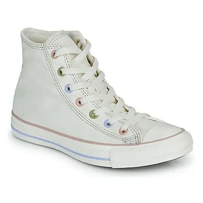 Converse CHUCK TAYLOR ALL STAR MIXED MATERIAL women's Shoes (High-top Trainers) in Beige